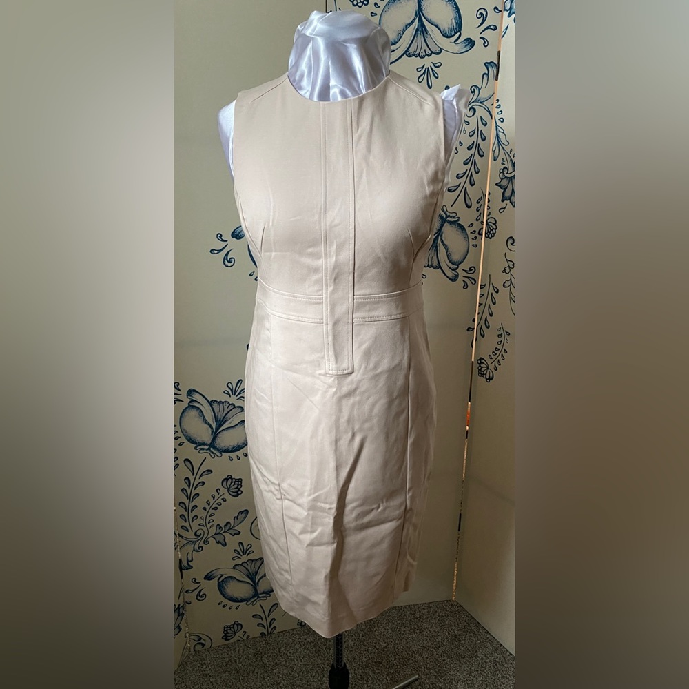 Sleeveless, tailored, stretch dress